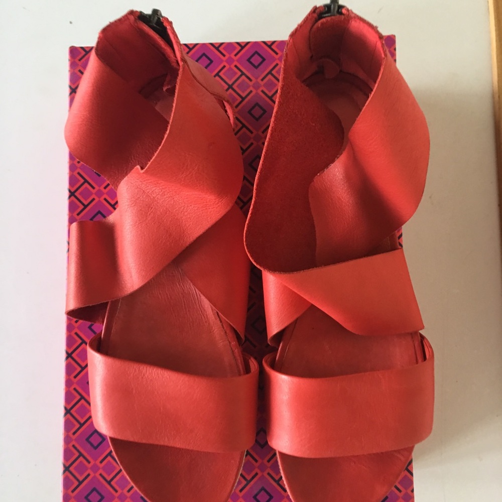 Ellen Fisher extremely comfortable orange shoes